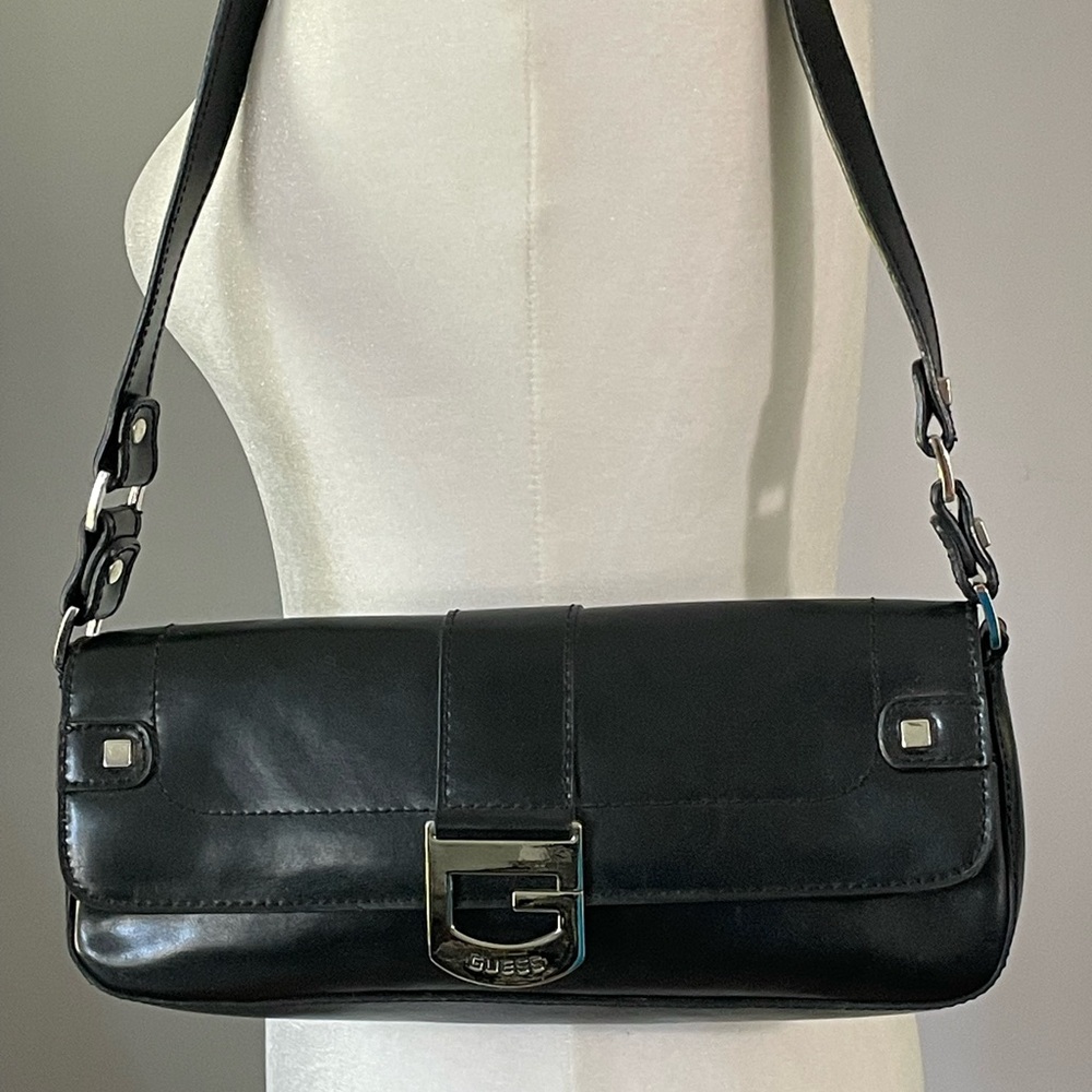 GUESS Vintage Y2K Black Shoulder Bag